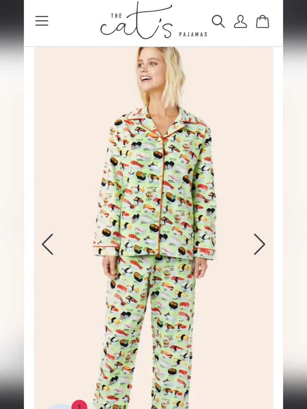 The Cat's Pajamas Sushi Pattern - Picture 1 of 13